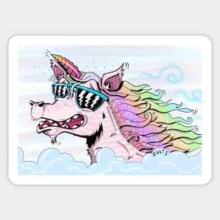 Rainbow unicorn Sticker